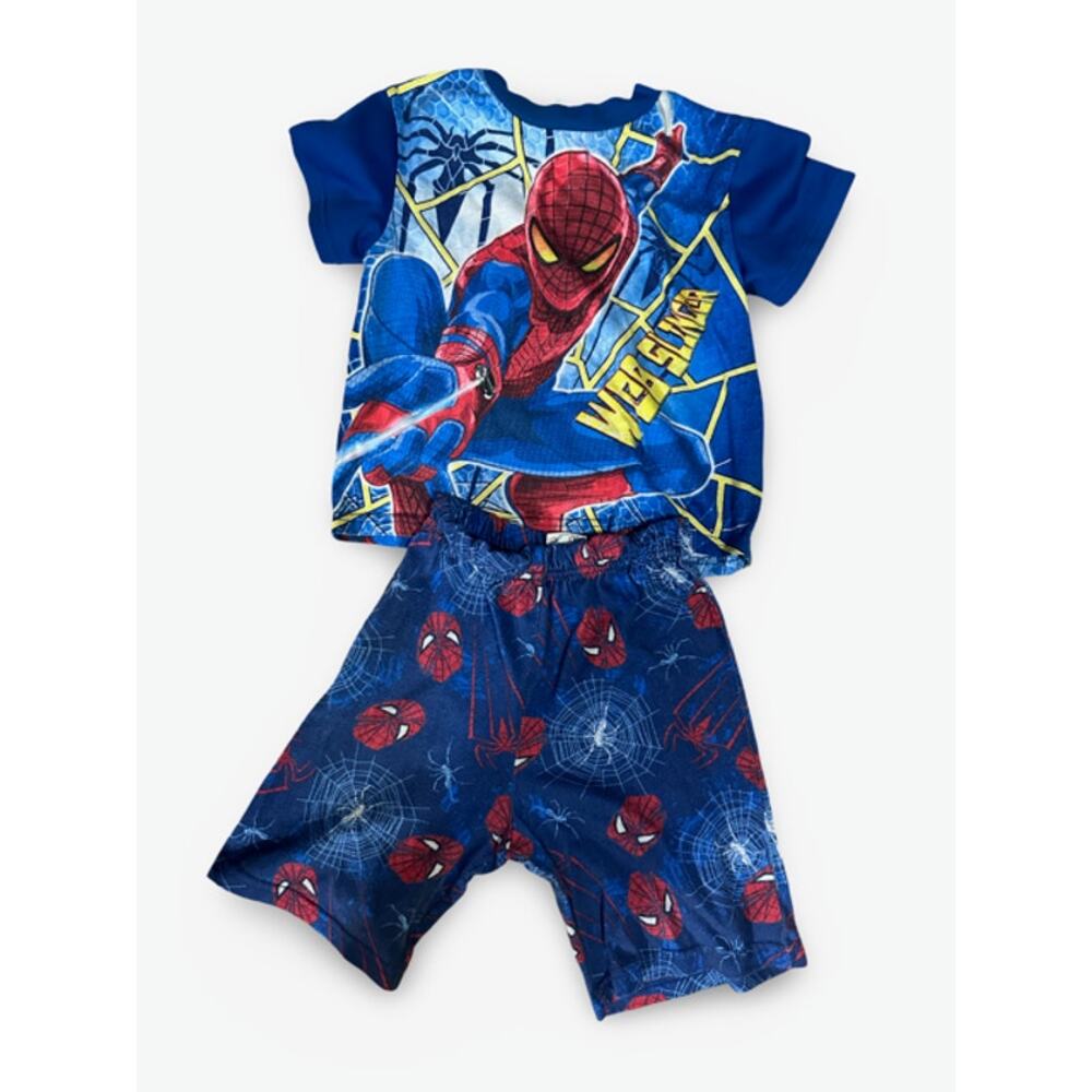Spider-Man Boys Pajama Set Size 6/7 Marvel Sleepwear Shorts